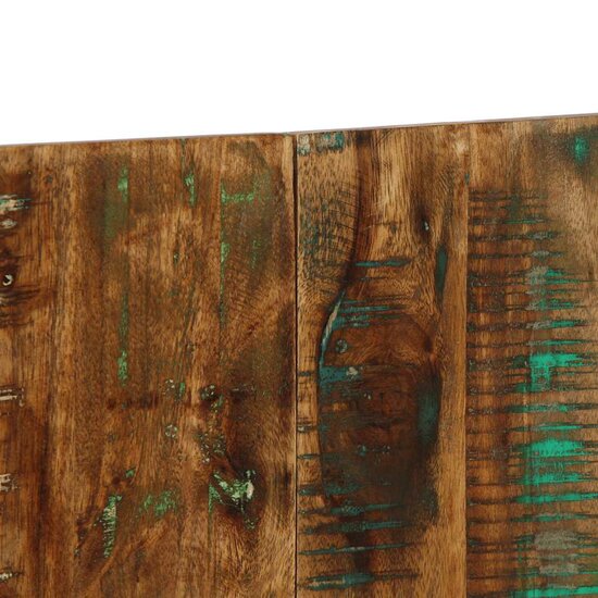Hoofdbord 120 Cm Meerkleurig 120 x 1.5 x 80 cm massief gerecycled hout