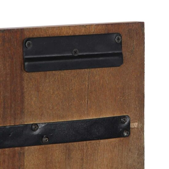 Hoofdbord 120 Cm Meerkleurig 120 x 1.5 x 80 cm massief gerecycled hout