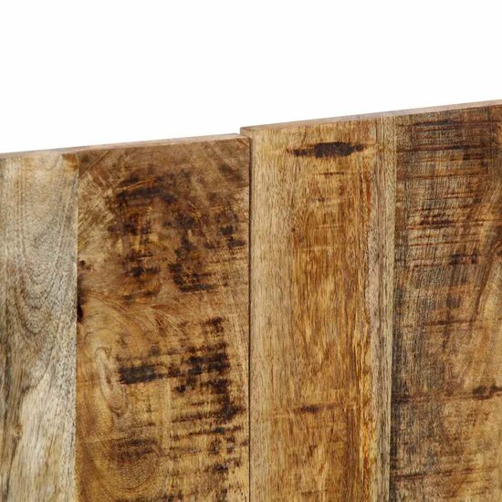 Hoofdbord 120 Cm 120 x 1.5 x 50 cm Massief ruw mangohout