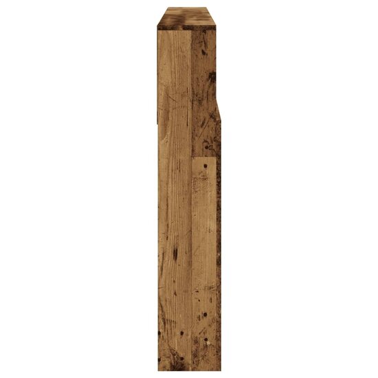 Hoofdbordkast 180X19X103,5 Cm Bewerkt Hout Kleurig 180 x 19 x 103.5 cm Oud hout