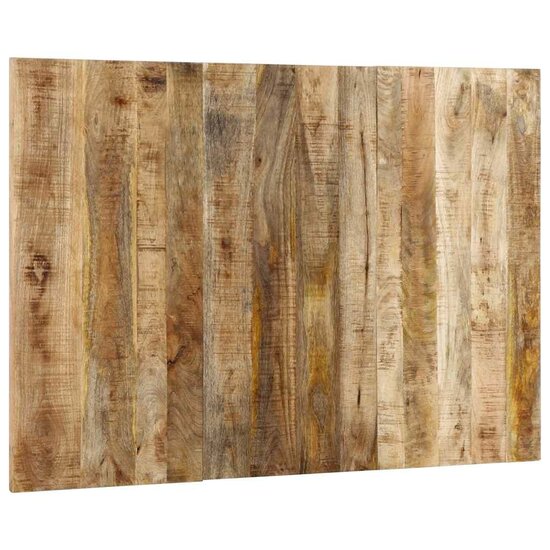 Hoofdbord 120 cm massief ruw mangohout