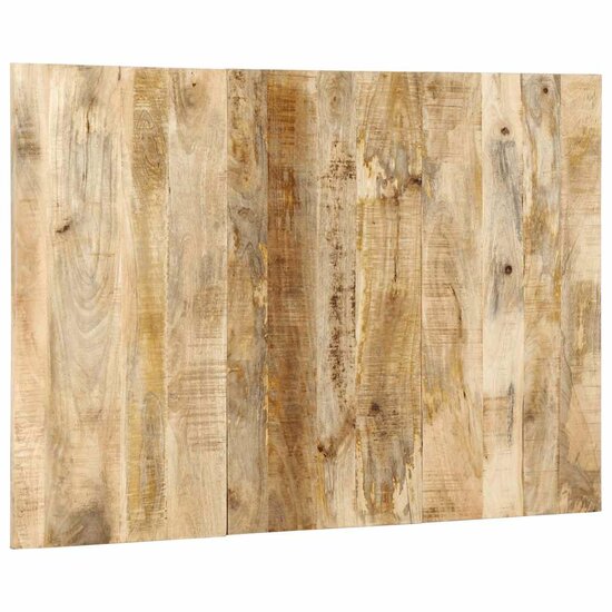 Hoofdbord 120 cm massief ruw mangohout