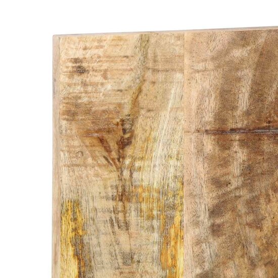 Hoofdbord 120 cm massief ruw mangohout