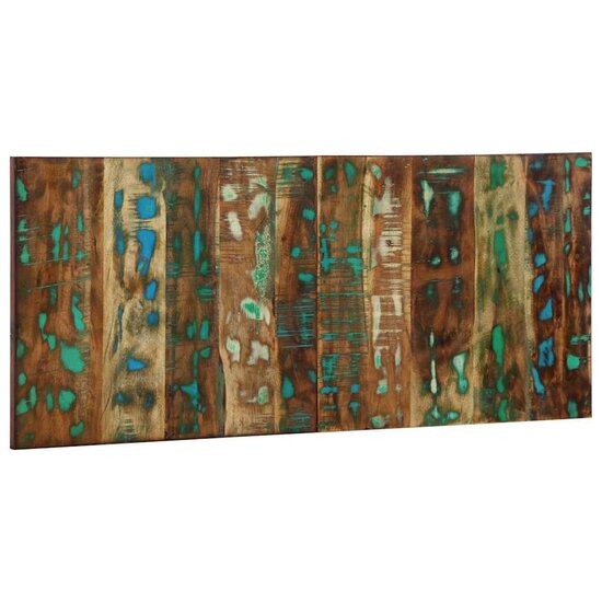 Hoofdbord 120 Cm Meerkleurig 120 x 1.5 x 50 cm massief gerecycled hout
