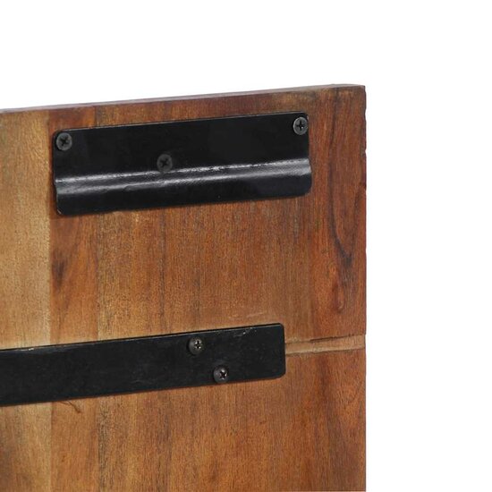 Hoofdbord 120 Cm Meerkleurig 120 x 1.5 x 50 cm massief gerecycled hout
