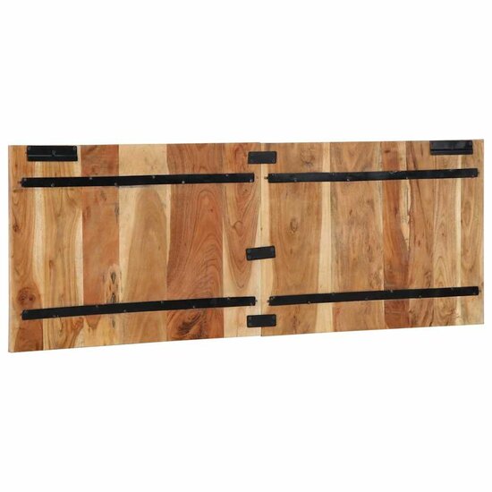 Hoofdbord 140 Cm 140 x 1.5 x 50 cm Massief acaciahout