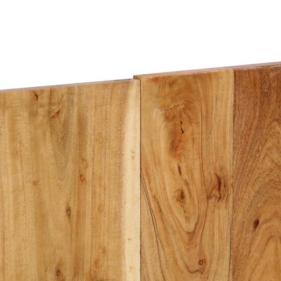 Hoofdbord 140 Cm 140 x 1.5 x 50 cm Massief acaciahout