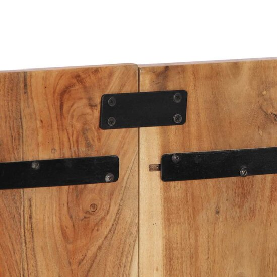 Hoofdbord 140 Cm 140 x 1.5 x 50 cm Massief acaciahout