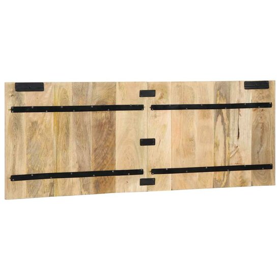 Hoofdbord 140 Cm 140 x 1.5 x 50 cm Massief ruw mangohout