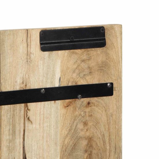 Hoofdbord 140 Cm 140 x 1.5 x 50 cm Massief ruw mangohout