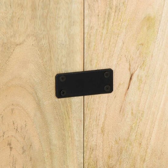Hoofdbord 140 Cm 140 x 1.5 x 50 cm Massief ruw mangohout