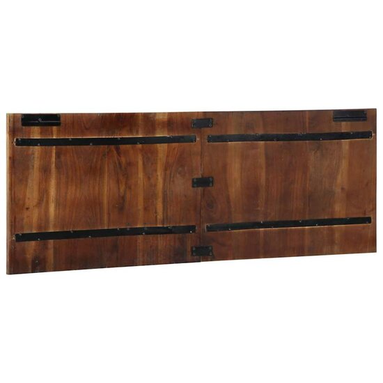 Hoofdbord 140 Cm Meerkleurig 140 x 1.5 x 50 cm massief gerecycled hout