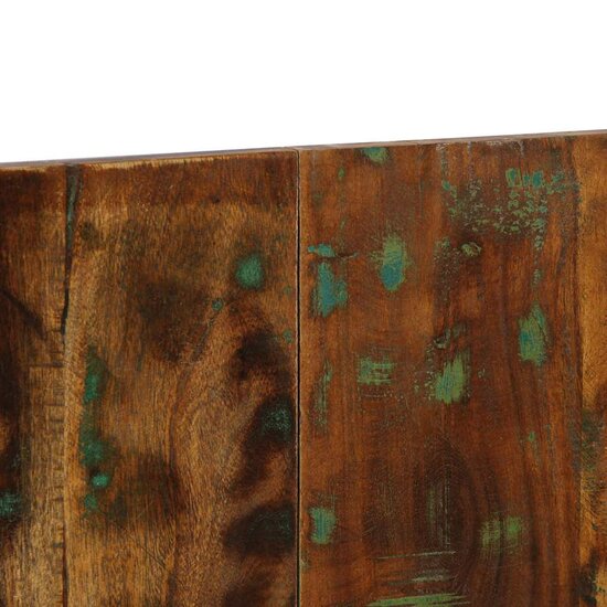Hoofdbord 140 Cm Meerkleurig 140 x 1.5 x 50 cm massief gerecycled hout