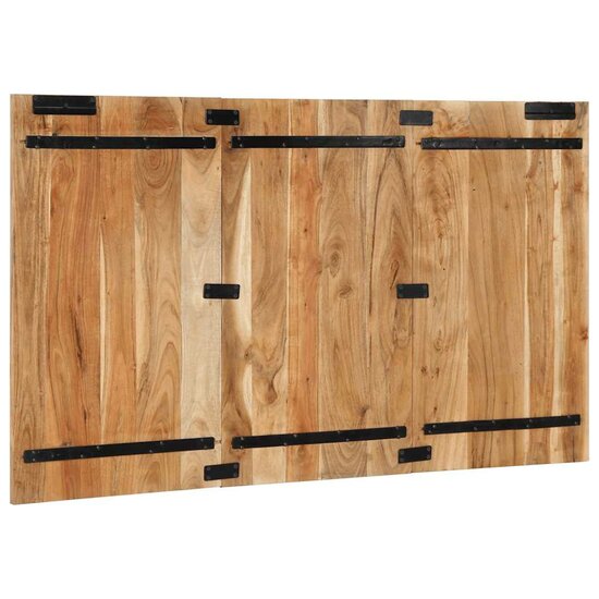 Hoofdbord 140 Cm 140 x 1.5 x 80 cm Massief acaciahout