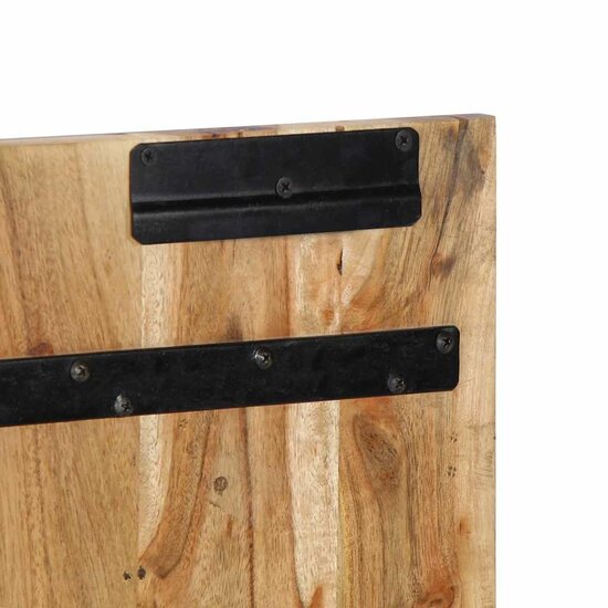 Hoofdbord 140 Cm 140 x 1.5 x 80 cm Massief acaciahout