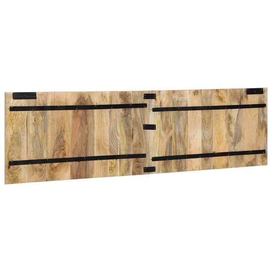 Hoofdbord 180 Cm 180 x 1.5 x 50 cm Massief ruw mangohout