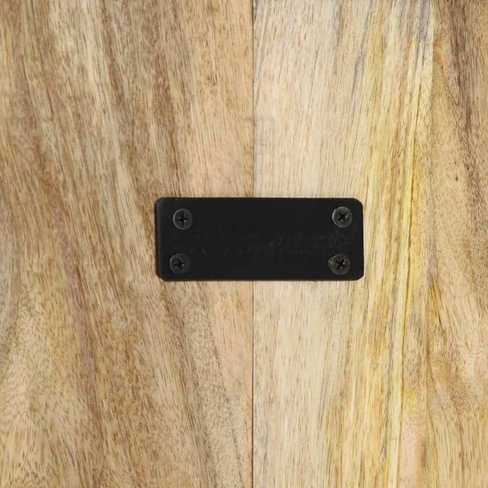 Hoofdbord 180 Cm 180 x 1.5 x 50 cm Massief ruw mangohout