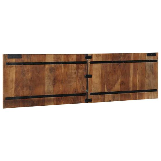 Hoofdbord 180 Cm Meerkleurig 180 x 1.5 x 50 cm massief gerecycled hout