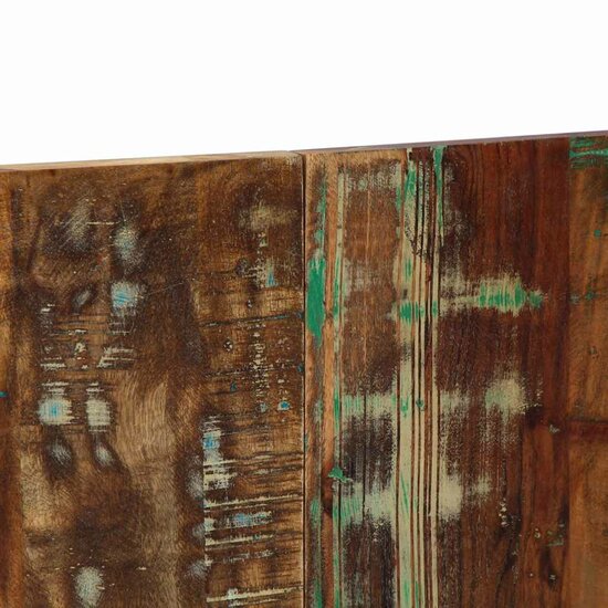 Hoofdbord 180 Cm Meerkleurig 180 x 1.5 x 50 cm massief gerecycled hout