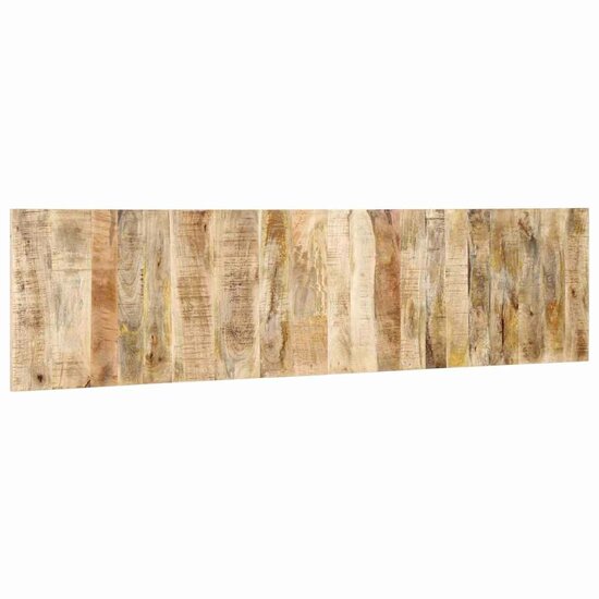 Hoofdbord 200 Cm 200 x 1.5 x 50 cm Massief ruw mangohout