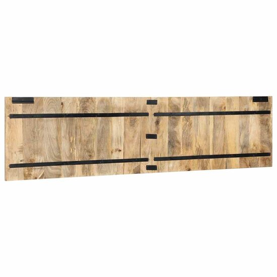 Hoofdbord 200 Cm 200 x 1.5 x 50 cm Massief ruw mangohout