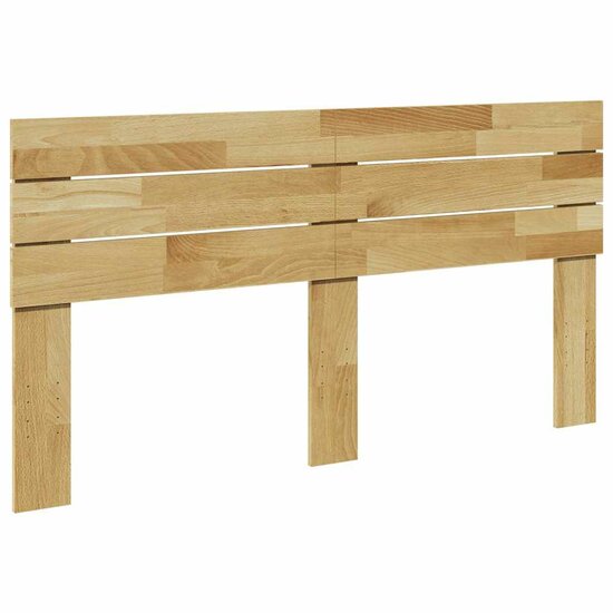 Hoofdbord Massief Hout Eiken 150 cm