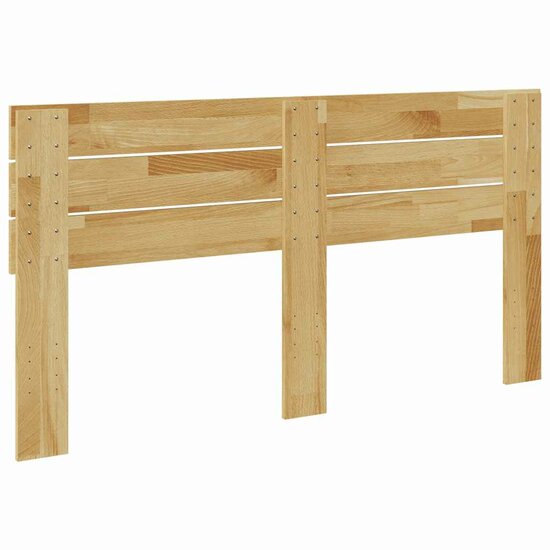 Hoofdbord Massief Hout Eiken 150 cm