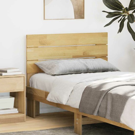 Hoofdbord 75 cm massief hout eiken