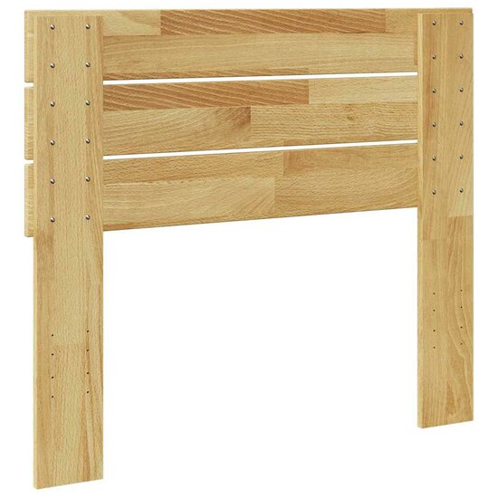 Hoofdbord 75 cm massief hout eiken