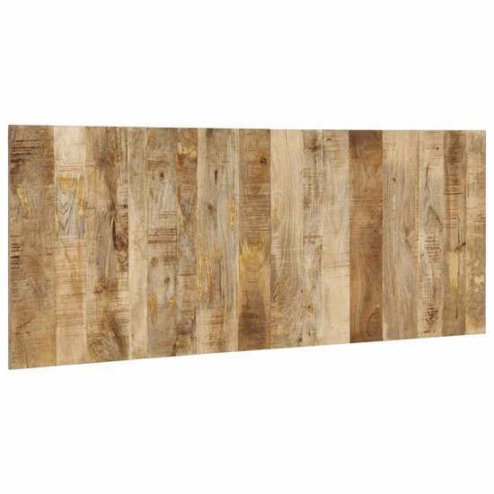 Hoofdbord 200 cm massief ruw mangohout