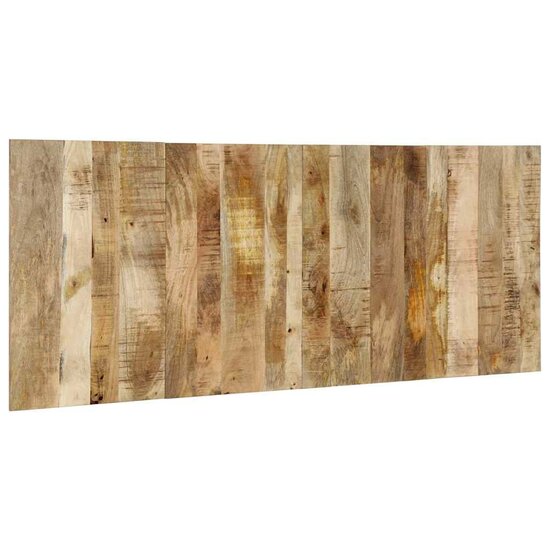 Hoofdbord 200 cm massief ruw mangohout