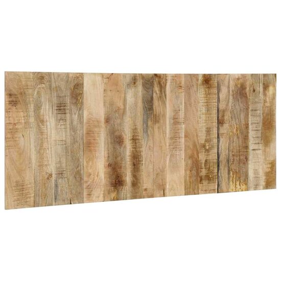 Hoofdbord 200 cm massief ruw mangohout