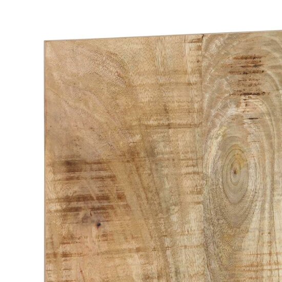 Hoofdbord 200 cm massief ruw mangohout