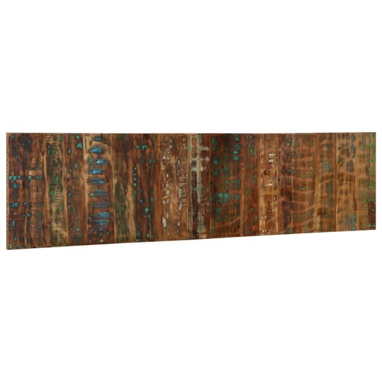 Hoofdbord 200 Cm Meerkleurig 200 x 1.5 x 50 cm massief gerecycled hout
