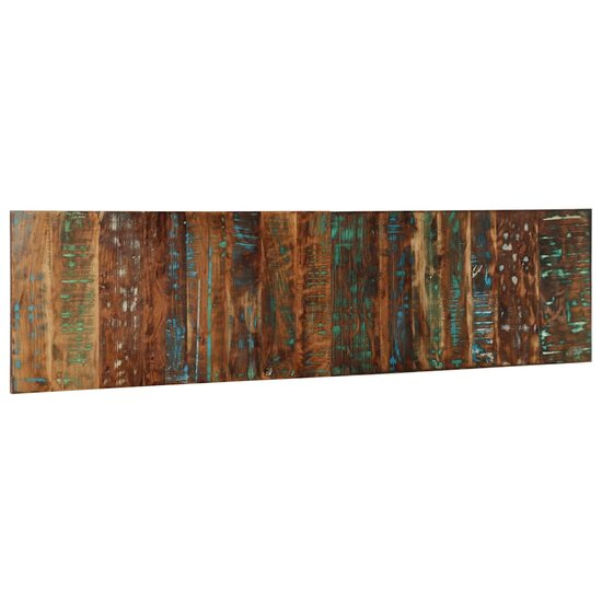 Hoofdbord 200 Cm Meerkleurig 200 x 1.5 x 50 cm massief gerecycled hout