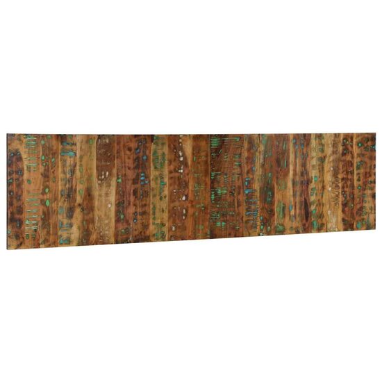 Hoofdbord 200 Cm Meerkleurig 200 x 1.5 x 50 cm massief gerecycled hout