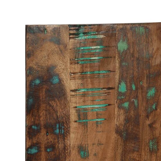 Hoofdbord 200 Cm Meerkleurig 200 x 1.5 x 50 cm massief gerecycled hout