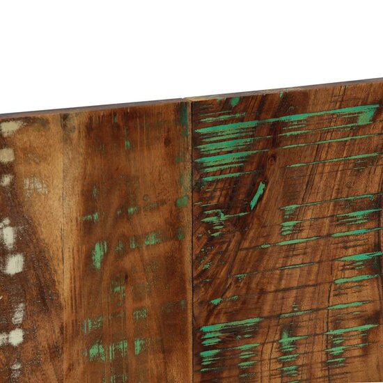 Hoofdbord 200 Cm Meerkleurig 200 x 1.5 x 50 cm massief gerecycled hout