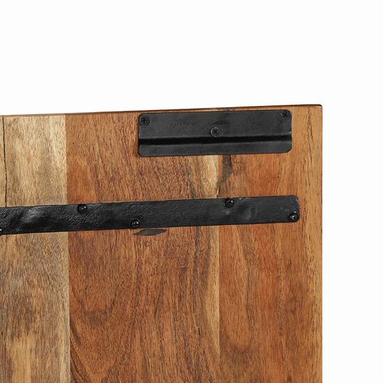 Hoofdbord 200 Cm 200 x 1.5 x 80 cm Massief acaciahout