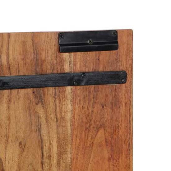 Hoofdbord 200 Cm 200 x 1.5 x 50 cm Massief acaciahout