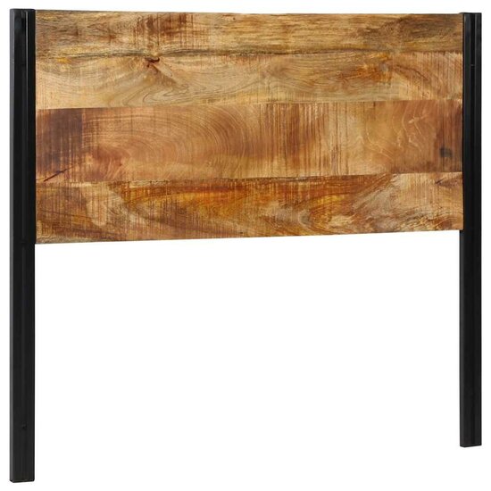 Hoofdeinde Massief Hout Mango En Ijzer 120 cm massief mangohout
