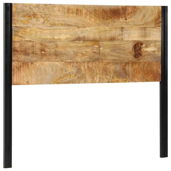 Hoofdeinde Massief Hout Mango En Ijzer 120 cm massief mangohout
