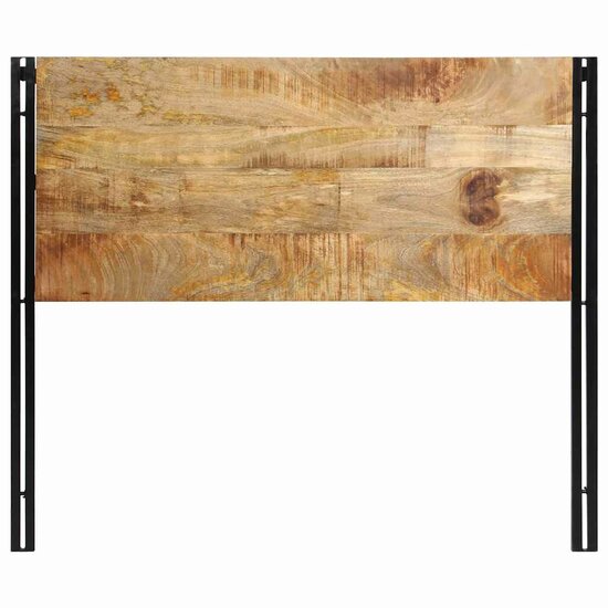 Hoofdeinde Massief Hout Mango En Ijzer 120 cm massief mangohout