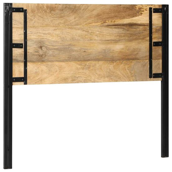 Hoofdeinde Massief Hout Mango En Ijzer 120 cm massief mangohout