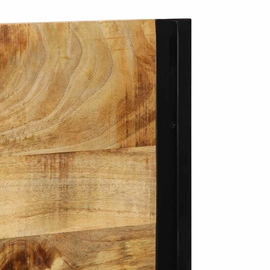 Hoofdeinde Massief Hout Mango En Ijzer 120 cm massief mangohout