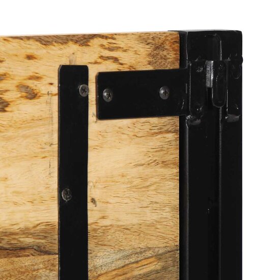 Hoofdeinde Massief Hout Mango En Ijzer 120 cm massief mangohout