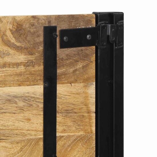 Hoofdeinde Massief Hout Mango En Ijzer 160 cm massief mangohout
