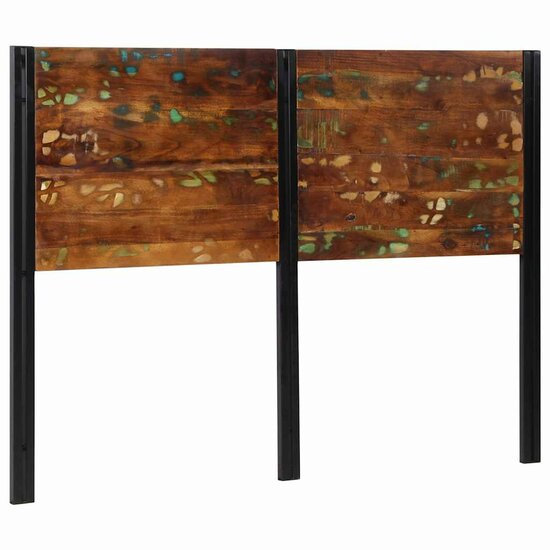 Hoofdeinde Massief Gerecycled En Ijzer 140 cm massief gerecycled hout