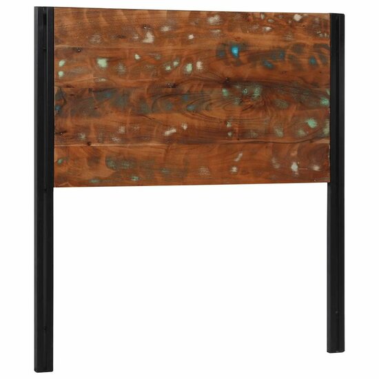 Hoofdeinde Massief Gerecycled En Ijzer 100 cm massief gerecycled hout