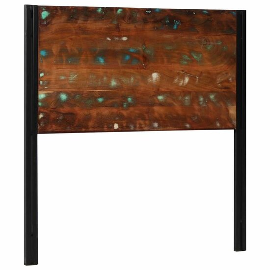 Hoofdeinde Massief Gerecycled En Ijzer 100 cm massief gerecycled hout